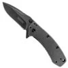 Kershaw BlackWash Cryo Spring Assist Knife, Drop Blade, 1555BW -Knife Promotional Store 1555bw profile 06108.1560264774