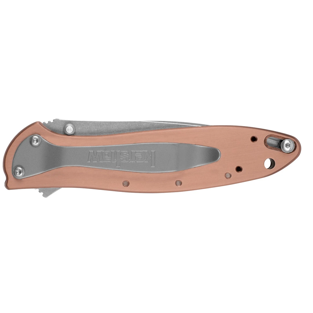 Kershaw Leek Copper Spring Assist Knife, CPM-154 Blade 4 Kershaw Leek Copper Spring Assist Knife, CPM-154 Blade - Image 2