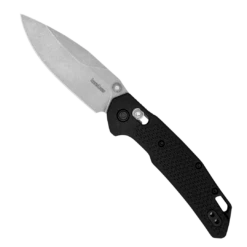 Kershaw Heist DuraLock Folding Knife, Stonewash D2 Blade