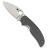 Spyderco Sage 1 Cool Gray G10 Maxamet Folding Knife -Knife Promotional Store C123GPGY Both 77559.1623980459