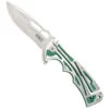 CRKT Green NIRK Tighe Flipper Knife, Satin Blade -Knife Promotional Store CR5241 33812.1614895572