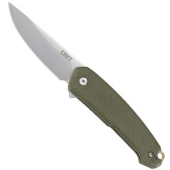 CRKT OD Green Tueto Spring Assist Knife, Satin Blade