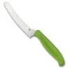 Spyderco Green Z-Cut Blunt Tip Kitchen Knife, CTS-BD1N Blade -Knife Promotional Store K13PGN 97790.1612627037