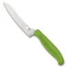 Spyderco Green Z-Cut Offset Kitchen Knife, Pointed Blade -Knife Promotional Store K14PGN 99802.1612627959