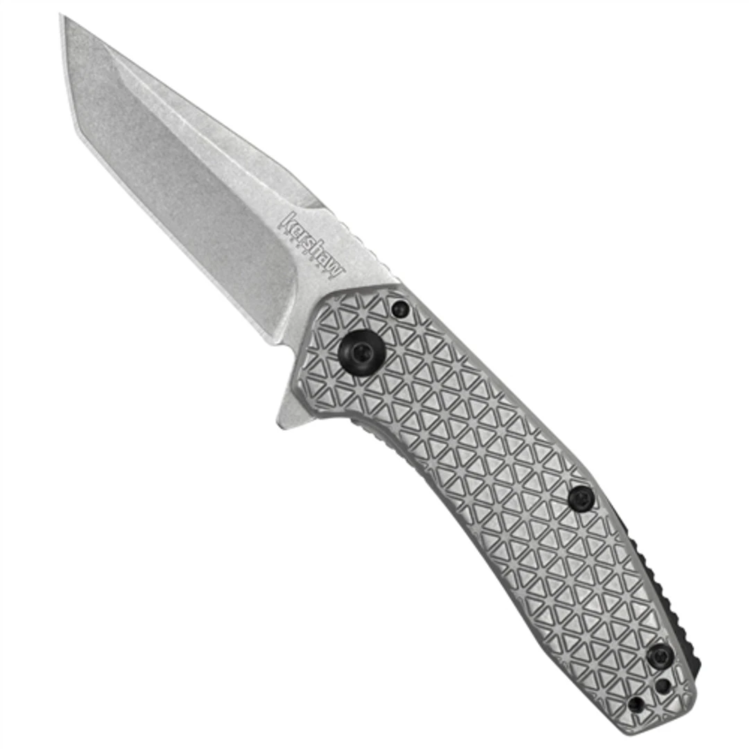 Kershaw Cathode Assist Flipper Knife, Stonewashed 2.25" Blade 3 Kershaw Cathode Assist Flipper Knife, Stonewashed 2.25" Blade