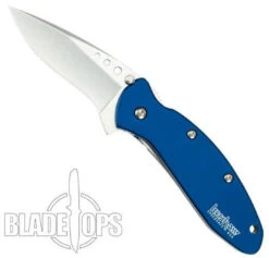 Kershaw Navy Blue Scallion Assist Knife, Plain Blade, 1620NB -Knife Promotional Store KS1620NB 4 22838.1533221924