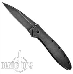 Kershaw BlackWash Leek Spring Assist Knife,1660BLKW -Knife Promotional Store KS1660BLKW 5 81962.1533221846