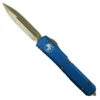Microtech Blue Ultratech OTF Auto Knife, Bronzed Dagger Blade -Knife Promotional Store MT122 13BL 1 83909.1649789623