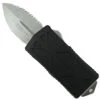 Microtech Black Exocet OTF Auto Knife, Fully Serrated Dagger Blade -Knife Promotional Store MT157 12 1 75575.1666474708