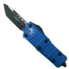 Microtech Blue Mini Troodon CA Legal OTF Auto Knife, Black Tanto Blade -Knife Promotional Store MT240 1BL 1 23460.1670360620