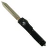 Microtech UTX-70 Spartan OTF Auto Knife, Bronzed Double Tanto Blade -Knife Promotional Store MT249 13 1 25709.1670368869