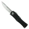 Microtech Hera OTF Knife, Stonewash Part Serrated Blade -Knife Promotional Store MT703 11 1 97290.1676130955