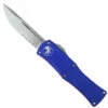 Microtech Purple Hera OTF Knife, Stonewash Part Serrated Blade -Knife Promotional Store MT703 11PU 1 89321.1676129666