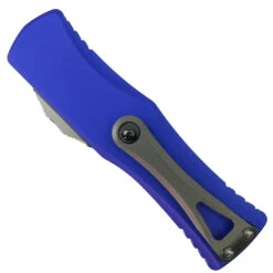 Microtech Purple Hera OTF Knife, Stonewash Part Serrated Blade -Knife Promotional Store MT703 11PU 2 70176.1676129670