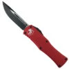Microtech Red Hera OTF Knife, DLC Black Drop Point -Knife Promotional Store MT703 1RD 1 42925.1676128866
