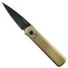 Pro-Tech 7112 Bronze Aluminum Godson Auto Knife, Black Blade -Knife Promotional Store PT7112 2 73527.1643756099