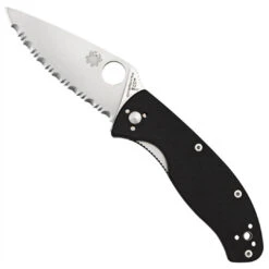Spyderco C122GS Tenacious Folder Knife, Satin SpyderEdge Blade