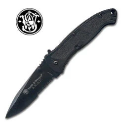 Smith & Wesson Large S.W.A.T., Part Serrated , Assisted Opening -Knife Promotional Store SWATLBS 4 20528.1533221883