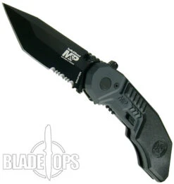 Smith & Wesson Military & Police MAGIC Assisted Knife, Black Combo Blade, SWMP3BS -Knife Promotional Store SWMP3BS 4 66535.1533222157