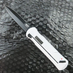 Smith & Wesson Exclusive Storm Trooper OTF Spring Assist Knife, Black Blade